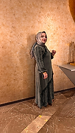 İpek bambu kumaş elbise